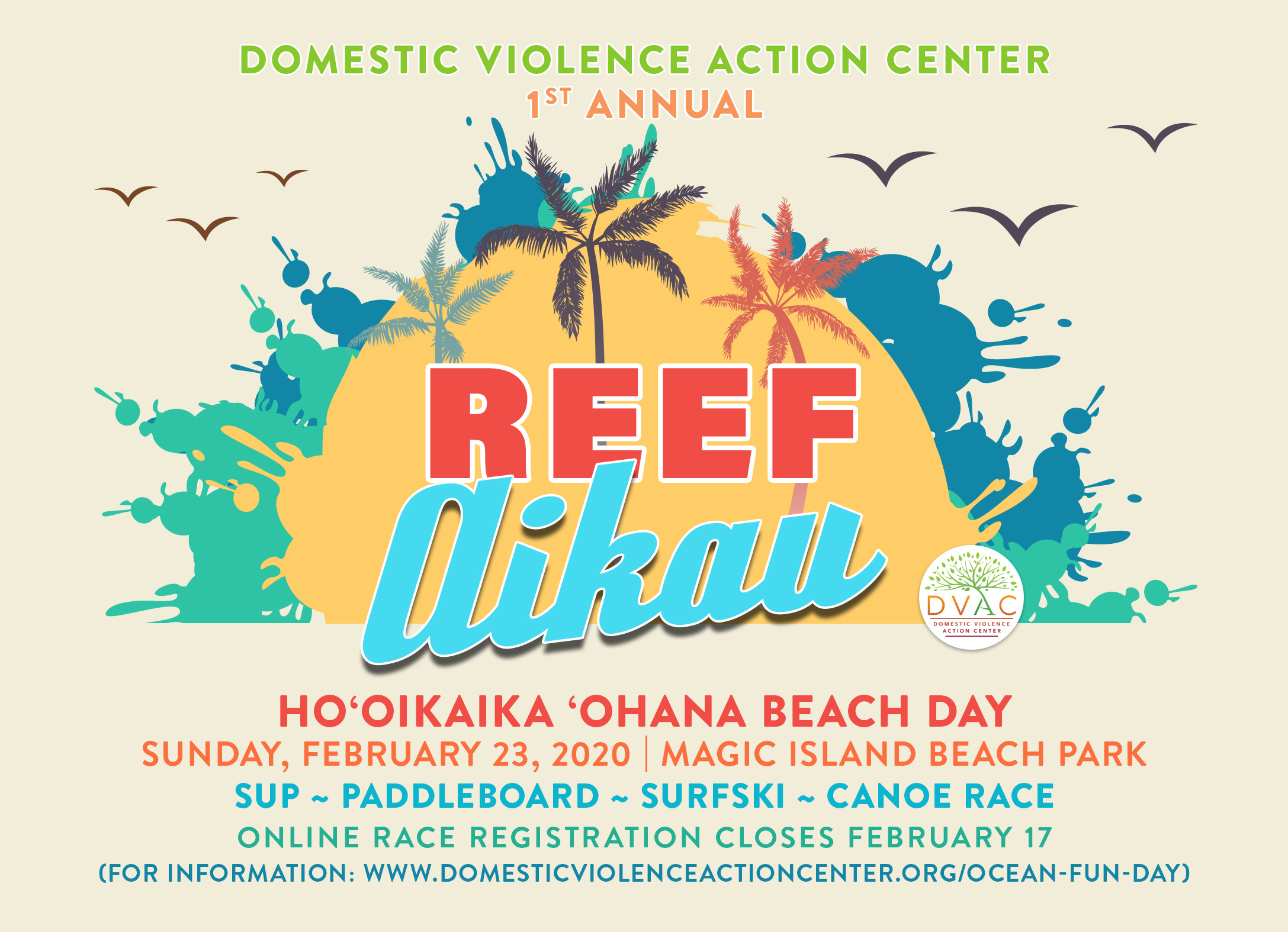 REEF Aikau Ho’oikaika ‘Ohana Beach Day and Paddling Races